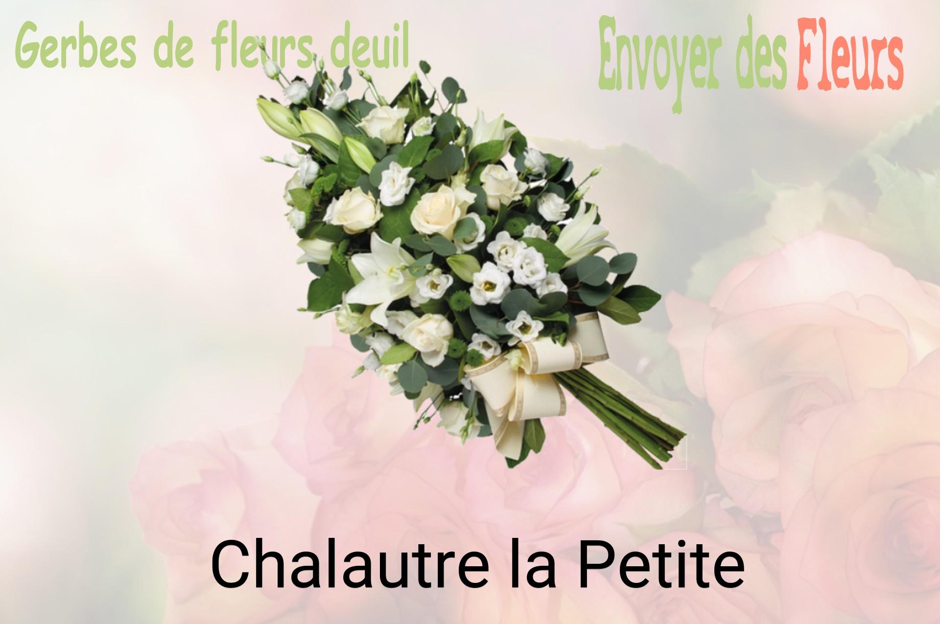 Gerbe de fleurs de deuil livrée à Chalautre-la-Petite